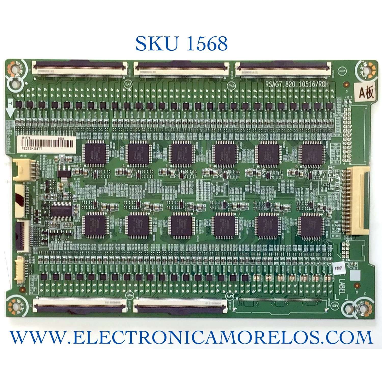 LED DRIVER PARA TV HISENSE QLED / NUMERO DE PARTE 281776 / RSAG7.820.10516/ROH / H41804PNL16C1 / PANEL HD650X6U21-T1L3\S0\FJ\GM\ROH / DISPLAY T650QVN07.6 / MODELO 65U8G 65U6FUA